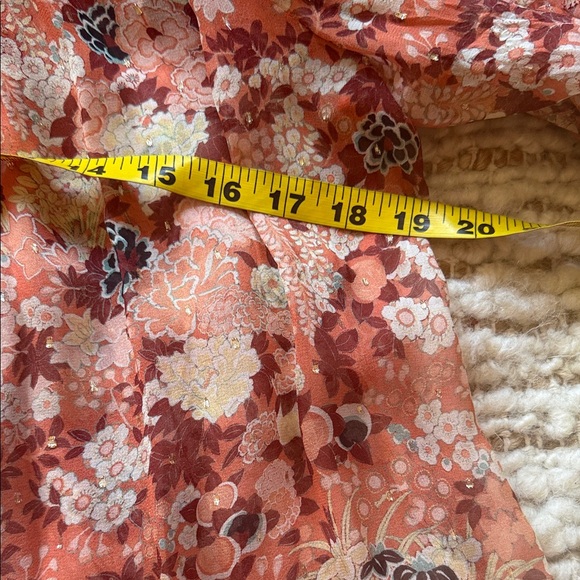 ❤️Ulla Johnson Adele New Floral Blouse with Ruffle Details - Picture 8 of 9